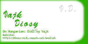 vajk diosy business card